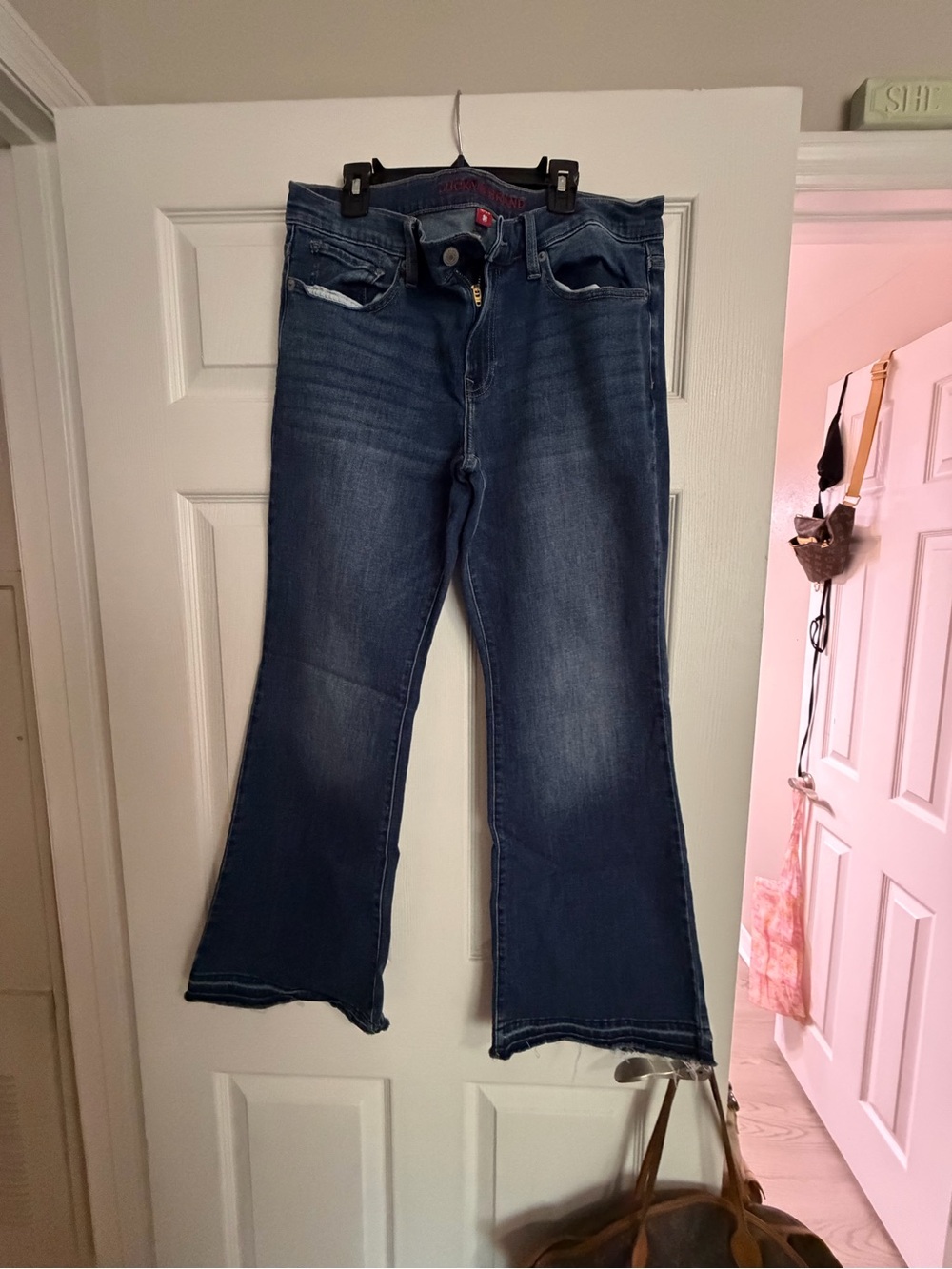 Lucky Brand Dark Blue Wide Leg Jeans